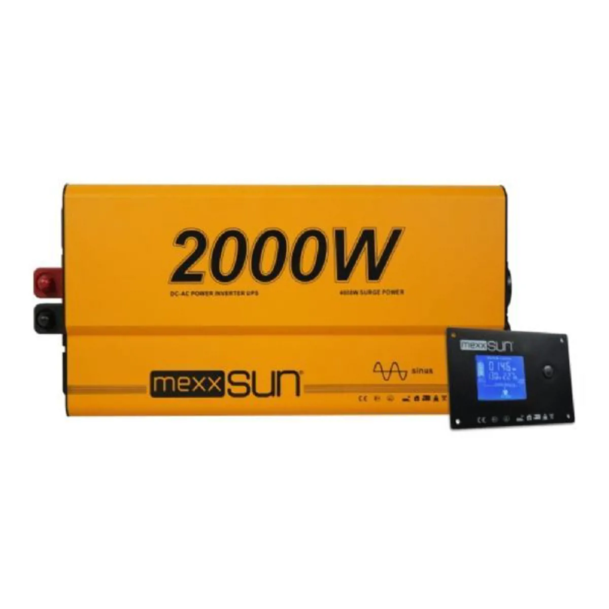 Mexxsun 12V 2000 Watt Tam Sinüs Ups İnverter - Ekranlı - MEXXSUN - Ürün Görseli 1