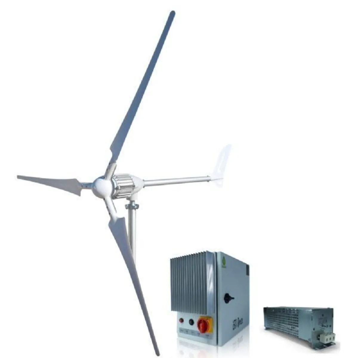 İsta Breeze 1500 Watt 48V Rüzgar Türbini + 2000W 48V Pro Wind Şarj Kontrol Cihazı - Ürün Görseli 1