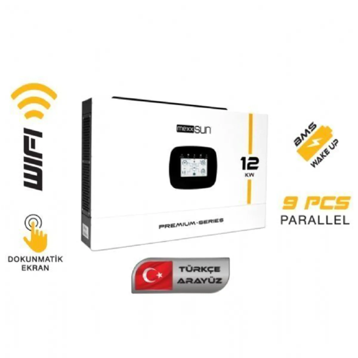 MEXX-P12kW - Premium 48V 12kW (Paralel /Wi-Fi/ Dual Output) - MEXXSUN - Ürün Görseli 1