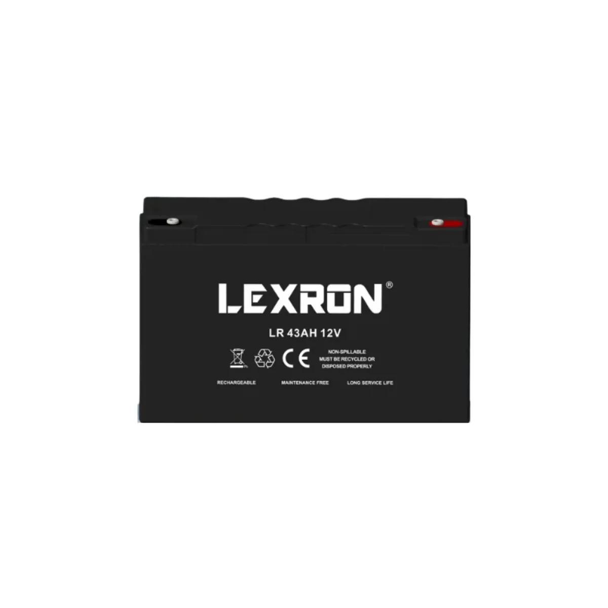 Lexron 12v 43 Ah Nano Karbon Jel Akü - Lexron - Ürün Görseli 1