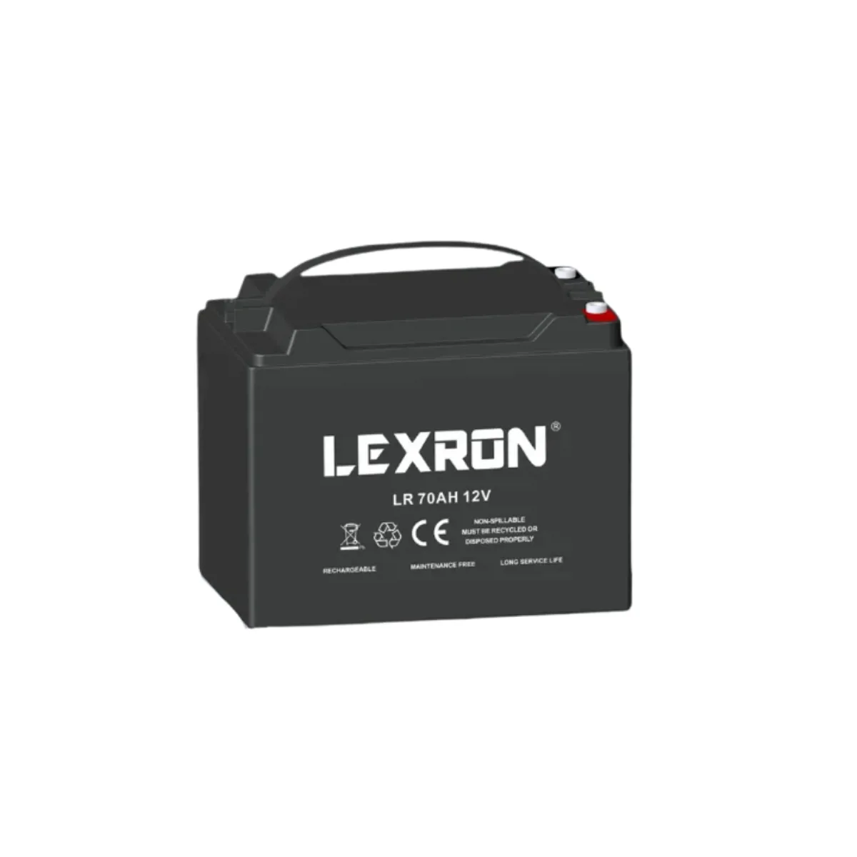 Lexron 12v 70 Ah Deep Cycle Jel Akü - Lexron - Ürün Görseli 1