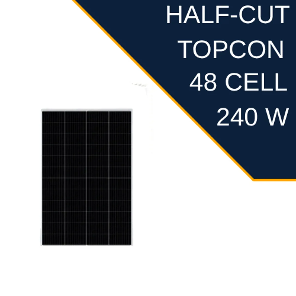 Lexron 240 Watt Half Cut Monokristal Güneş Paneli - Lexron - Ürün Görseli 1