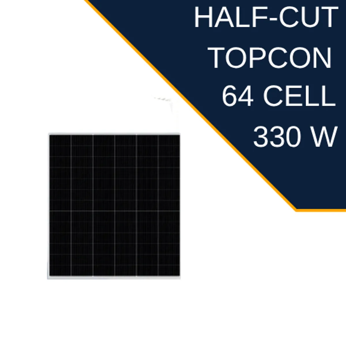 Lexron 330 Watt Half Cut Monokristal Güneş Paneli - Lexron - Ürün Görseli 1