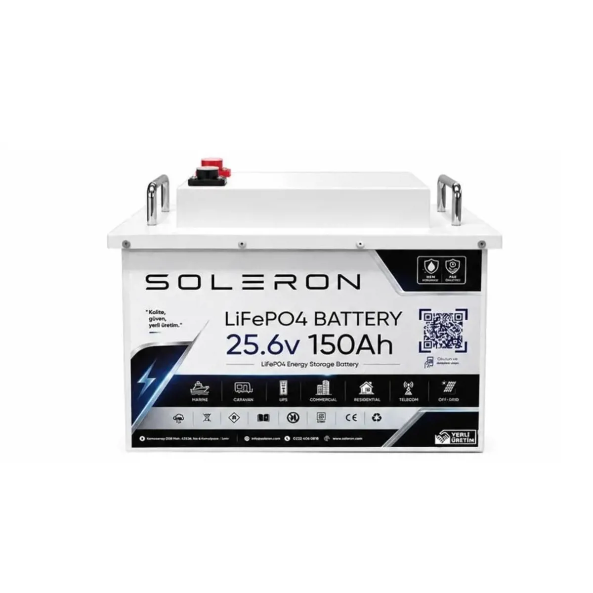 Soleron 25.6V 150 Ah Lityum Akü - PANTEC  SOLAR - Ürün Görseli 1
