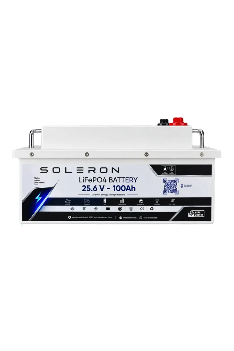 Soleron 25.6V 100 Ah Lityum Batarya - Soleron - Ürün Görseli 1