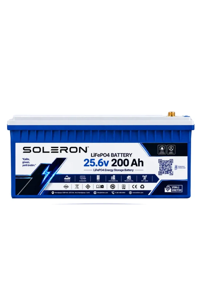 Soleron 25.6V 200 Ah Lityum Batarya - Soleron - Ürün Görseli 1