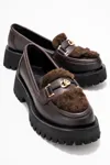 KADIN LOAFER AYAKKABI - KAHVE