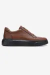 ERKEK DERİ AYAKKABI - TABA SIYAH