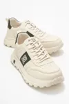 ERKEK SNEAKERS AYAKKABI - KREM