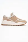 KADIN DERİ SNEAKERS - KUM SUET
