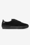 KADIN DERİ SNEAKER AYAKKABI - SIYAH SUET