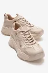 KADIN SNEAKER - BEJ