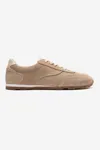 KADIN DERİ SNEAKER - KUM SUET