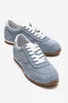 KADIN DERİ SNEAKER - BEBE MAVI SUET