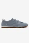 KADIN DERİ SNEAKER - BEBE MAVI SUET