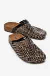 KADIN TAŞLI TERLİK - SIYAH