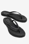 KADIN PARMAK ARASI FLIP FLOP TERLİK - SIYAH