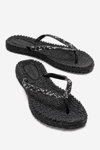KADIN PARMAK ARASI FLIP FLOP TERLİK - SIYAH