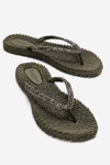 KADIN PARMAK ARASI FLIP FLOP TERLİK - ARMY