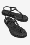 KADIN PARMAK ARASI FLIP FLOP SANDALET - SIYAH