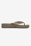 KADIN PARMAK ARASI FLIP FLOP TERLİK - PLATIN