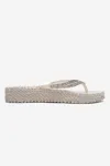 KADIN PARMAK ARASI FLIP FLOP TERLİK - KREM