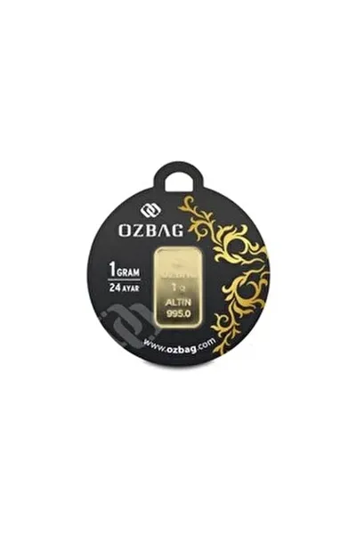 1 GR 24 Ayar 995 Özbağ Külçe Altın - Özbağ - Ürün Görseli 1