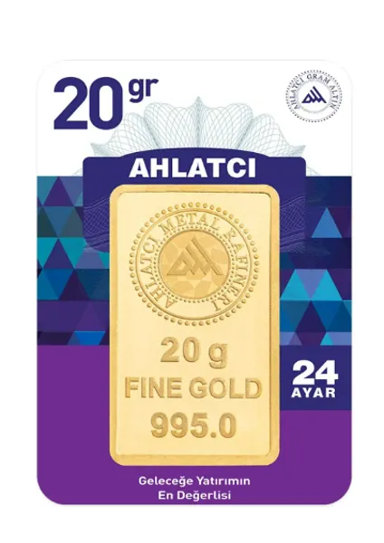 20g 24 Ayar Külçe Altın - Ahlatcı - Ürün Görseli 1