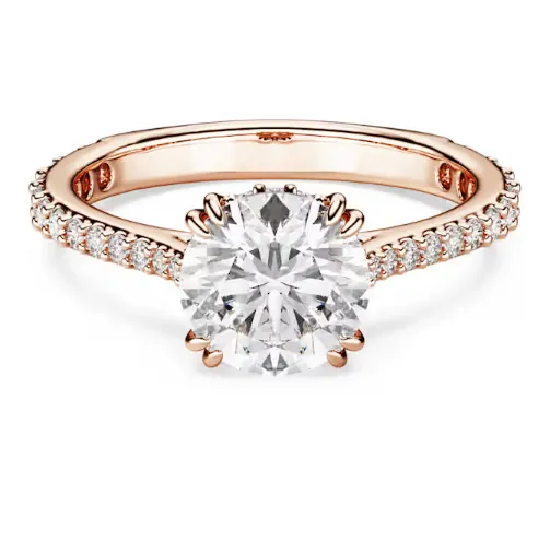 Yüzük — rose gold pırlanta
