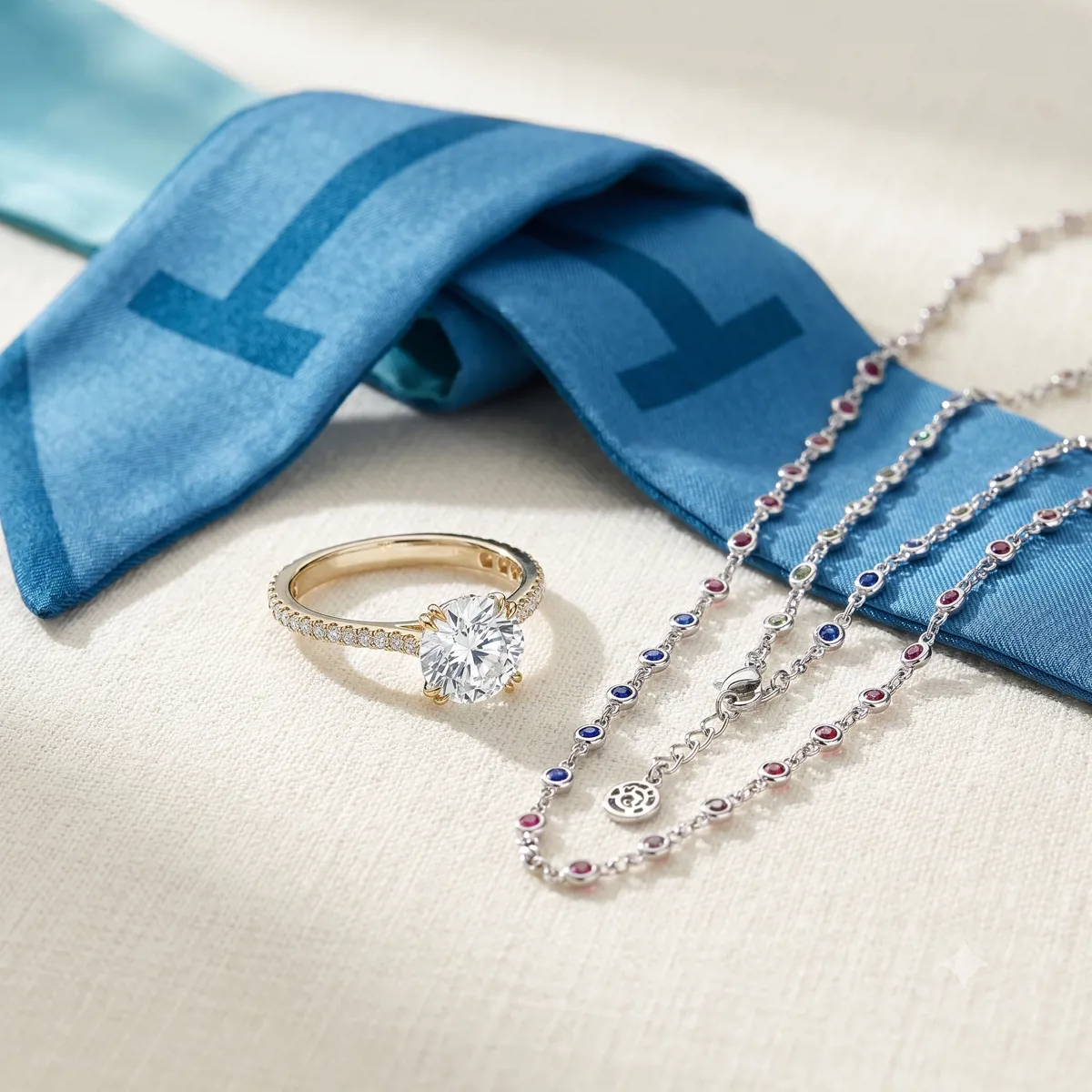 Modern Şehirli Seti - Swarovski - Ürün Görseli 1