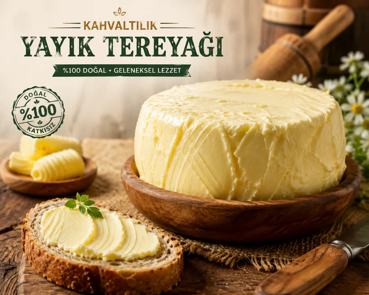KAHVALTILIK YAYIK  TEREYAĞI 1 KG - Ürün Görseli 1