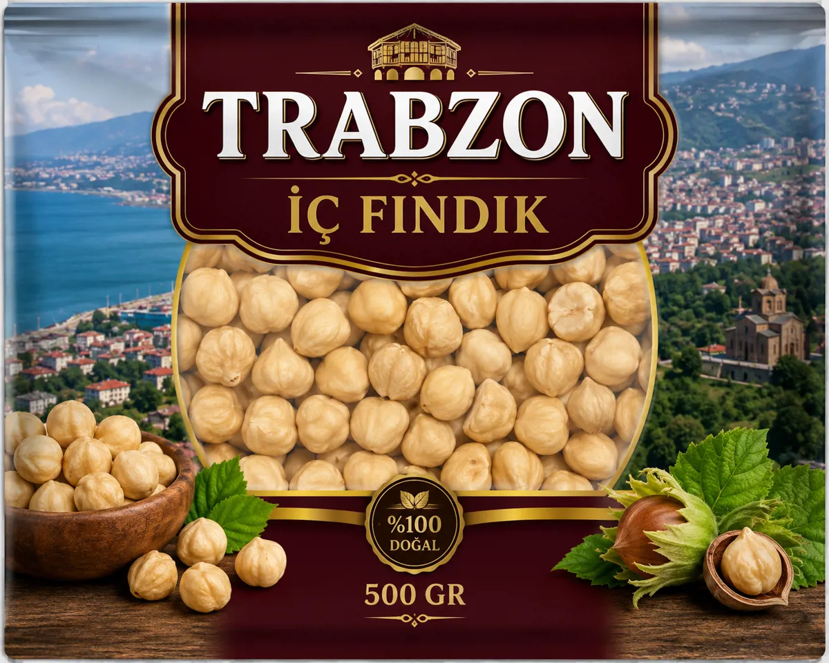 NATUREL İÇ FINDIK 500 GR - Ürün Görseli 1