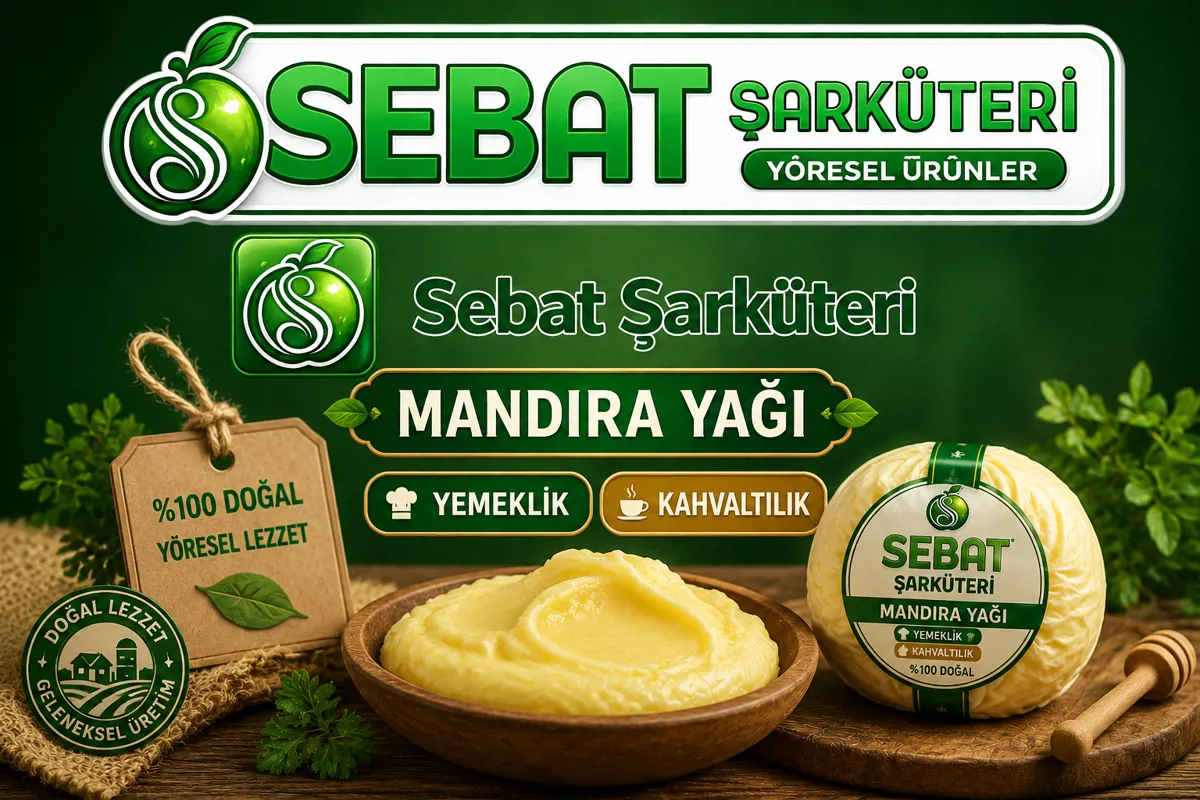 AKÇAABAT MANDIRA YAĞI - YEŞİL BEŞİKDÜZÜ MANDIRA - Ürün Görseli 1
