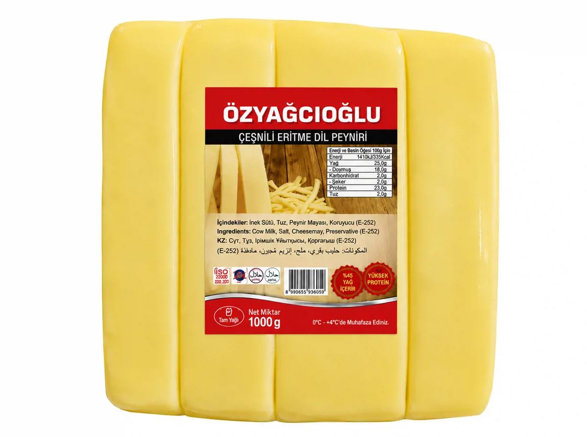 ÖZYAĞCIOĞLU DİL PEYNİR 1 KG - HEKİMOĞLU SÜT ÖZYAĞCIOĞLU - Ürün Görseli 1