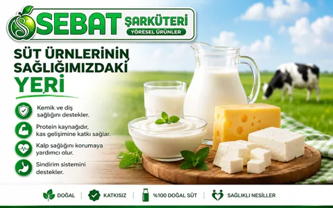 SÜT ÜRÜNLERİNİN BESLENME VE SAĞLIĞIMIZ İÇİN ÖNEMİ