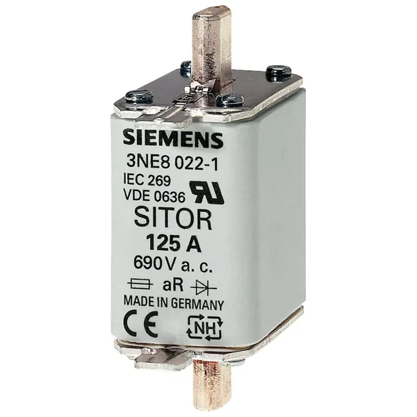 SIEMENS 00 BOY 125A SITOR SİGORTA BUŞONU - SIEMENS - Ürün Görseli 1