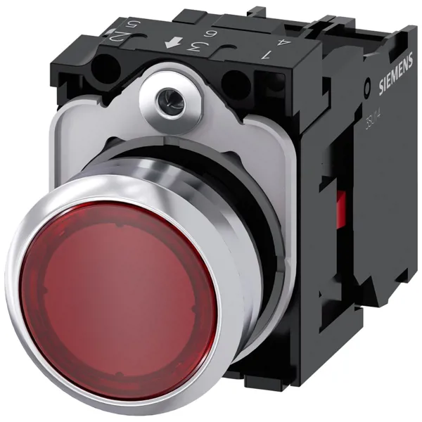 SIEMENS IŞIKLI BUTON KIRMIZI 24V AC/DC 1NC - SIEMENS - Ürün Görseli 1