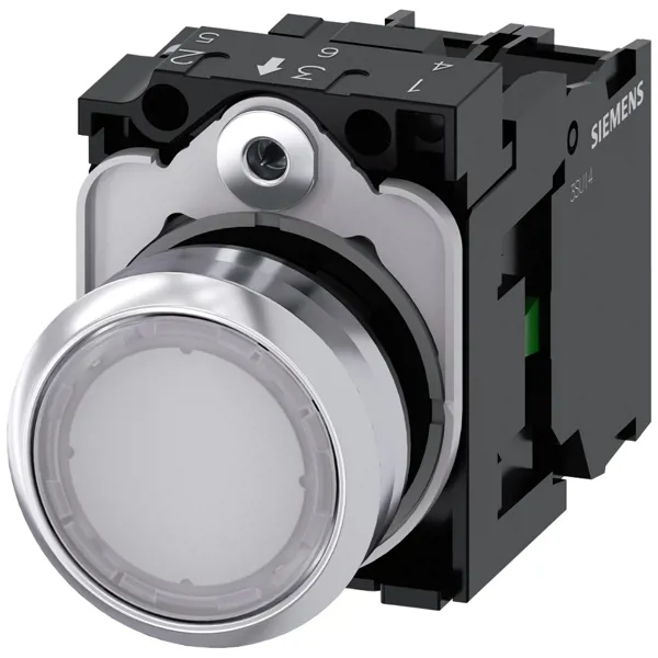 SIEMENS IŞIKLI BUTON BEYAZ 24V AC/DC 1NO - SIEMENS - Ürün Görseli 1