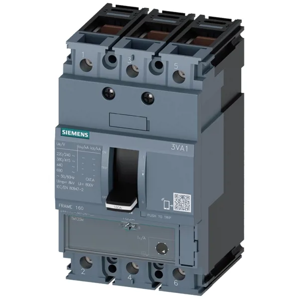 SIEMENS 55KA 80A TM 120M STARTER KORUMA ŞALTERİ - SIEMENS - Ürün Görseli 1