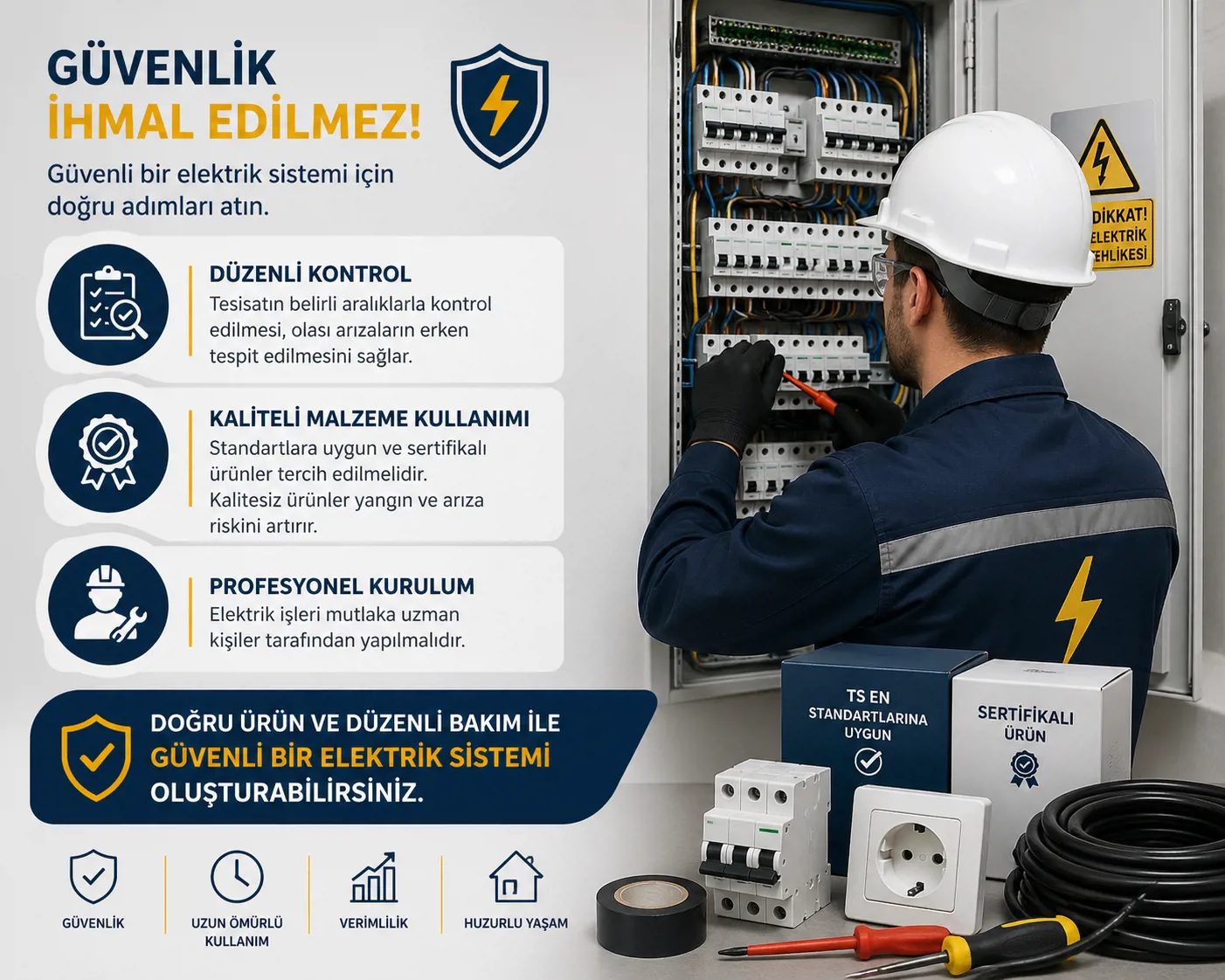 Elektrik Tesisatında Güvenlik Nasıl Sağlanır?