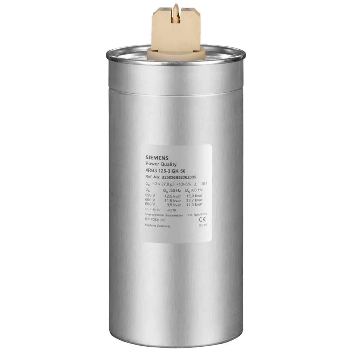 SIEMENS 230V 1KVAR YENI SERI KONDANSATOR - SIEMENS - Ürün Görseli 1