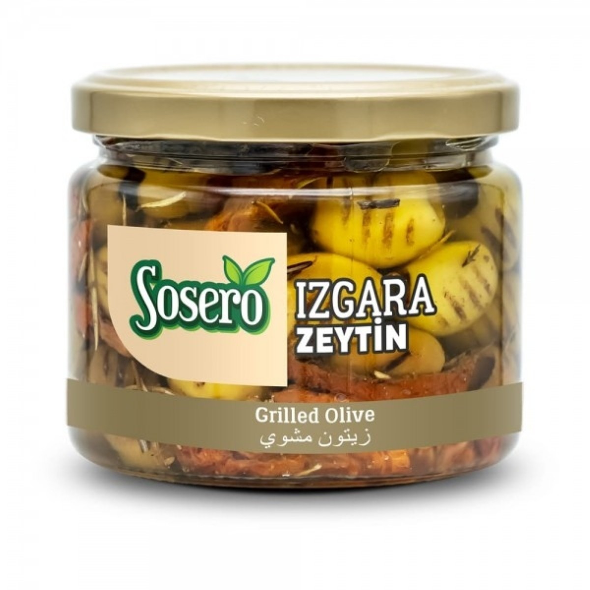Sosero Izgara Zeytin 290 gr Cam Kavanoz