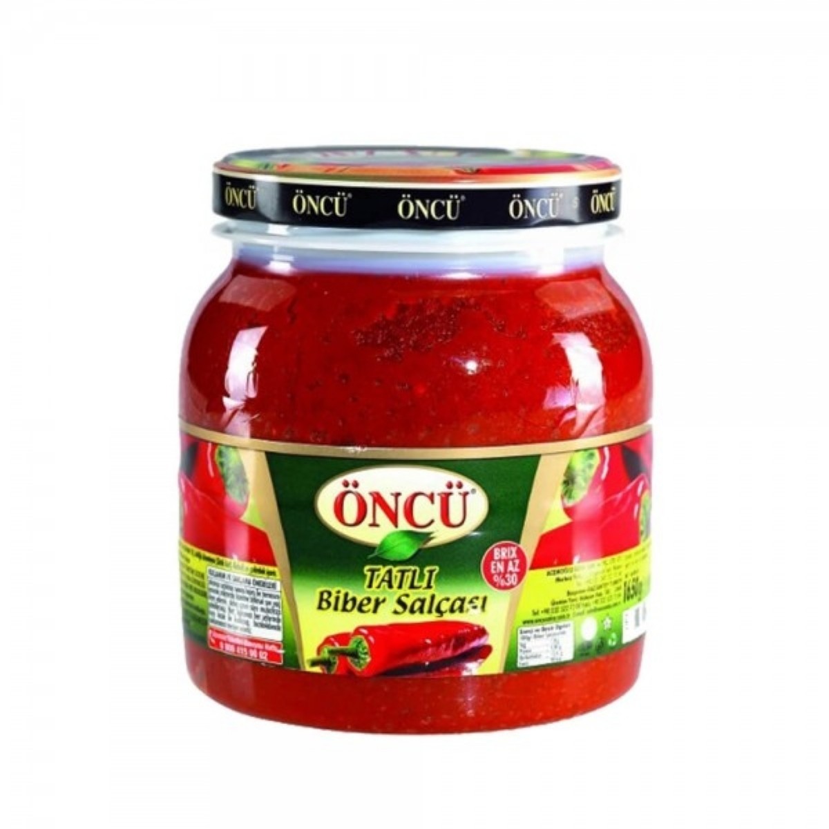 Öncü Tatlı Biber Salçası Pet 1650 gr