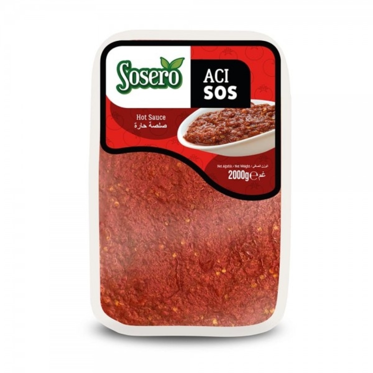 Sosero Acı Biber Sosu 2000 gr Tabak
