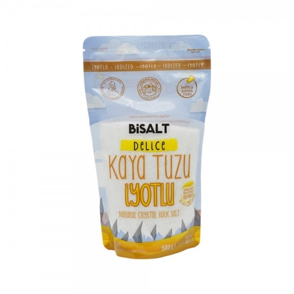 Bisalt Öğütülmüş Kaya Tuzu 500 gr
