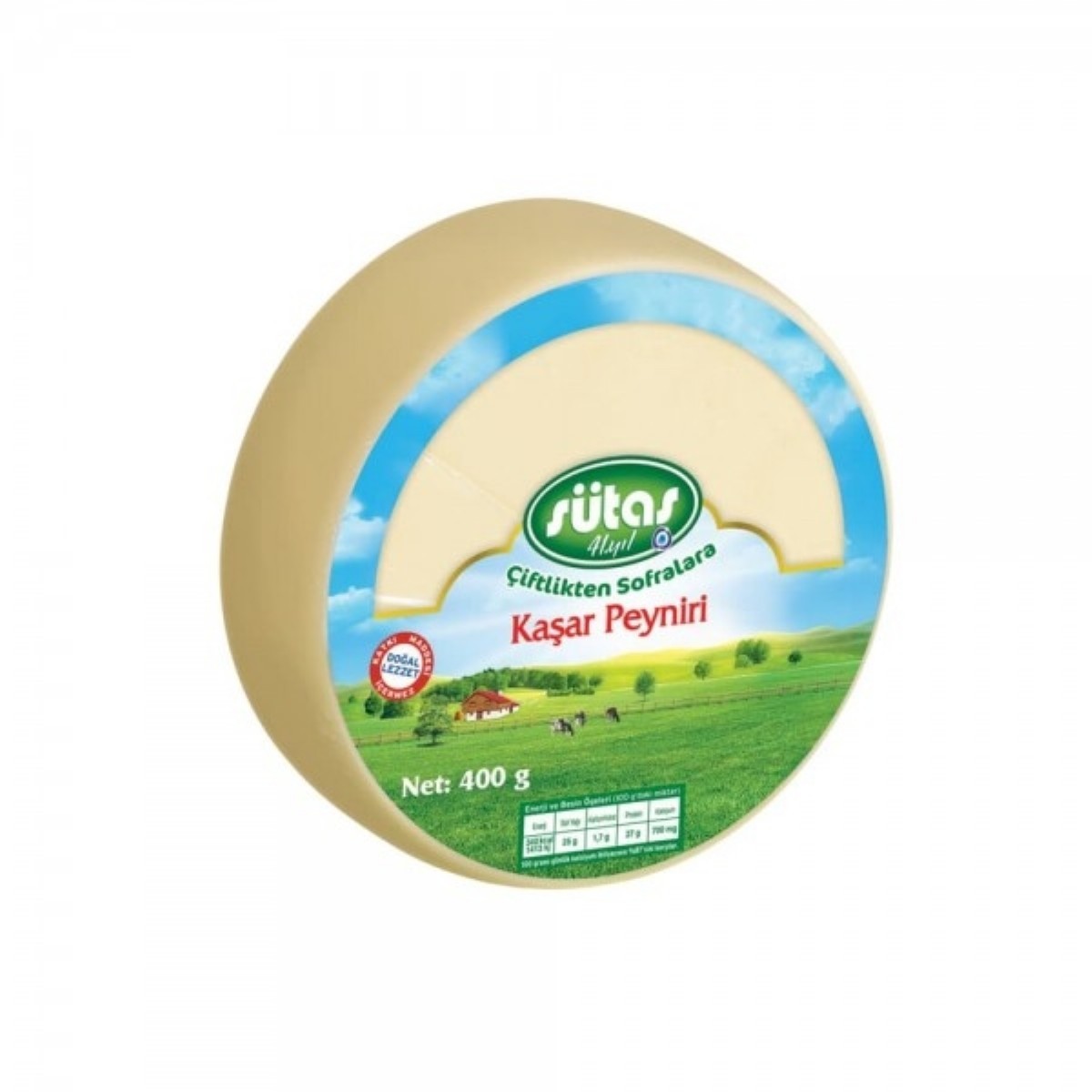 Sütaş Taze Kaşar Peynir 400 gr