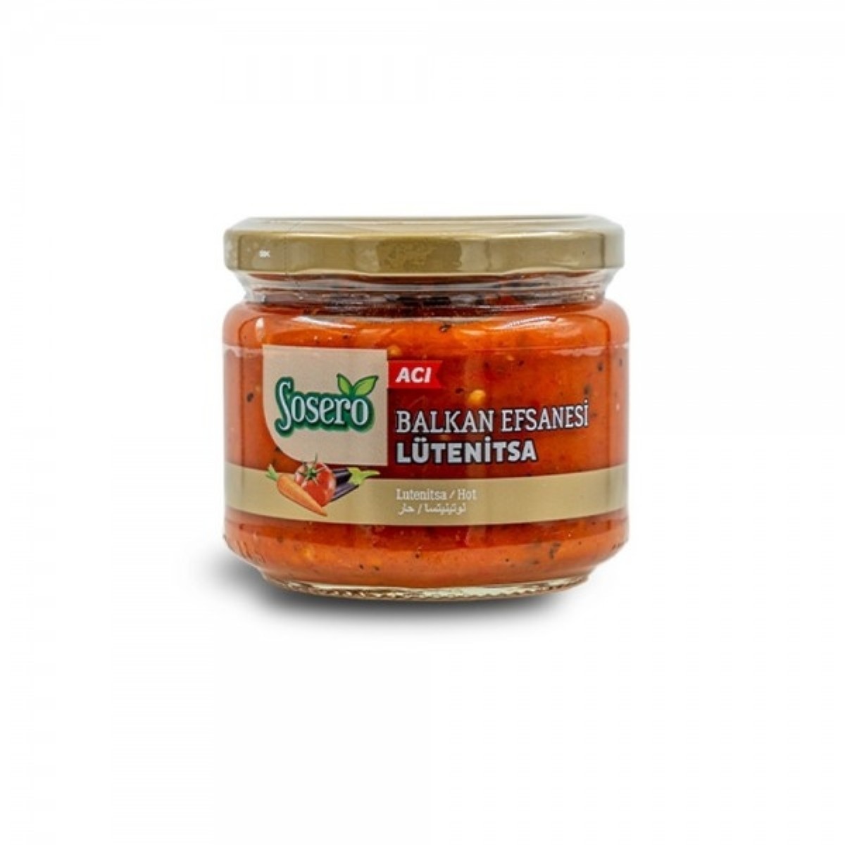 Sosero Lütenitsa Balkan Sosu Acı 300 gr