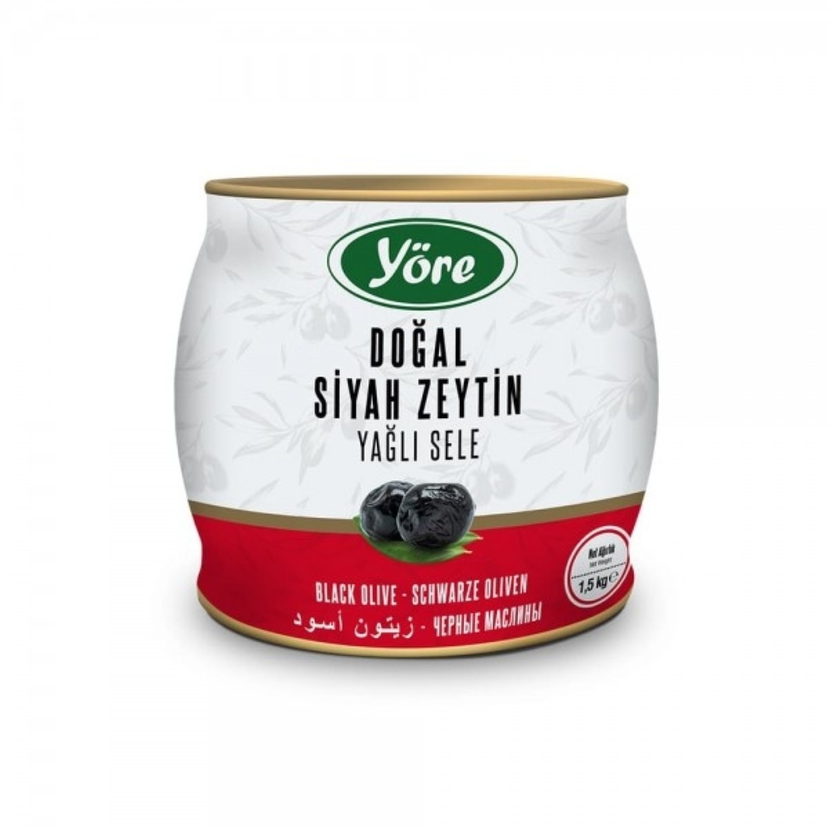 Yöre Doğal Salamura Yağlı Siyah Zeytin 1500 gr