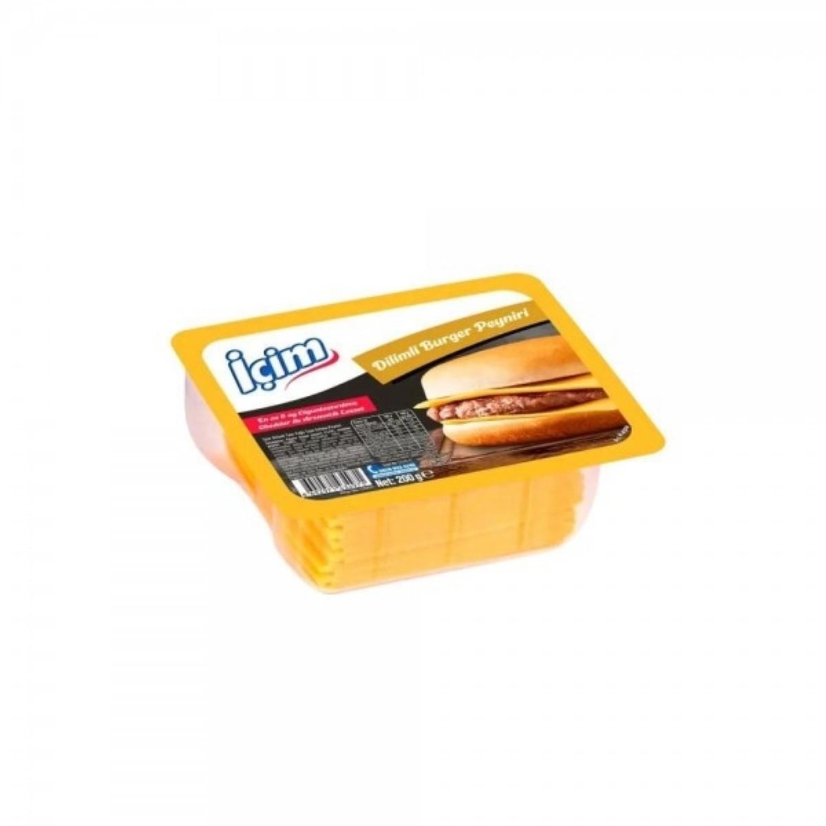 İçim Dilimli Burger Peynir 200 gr