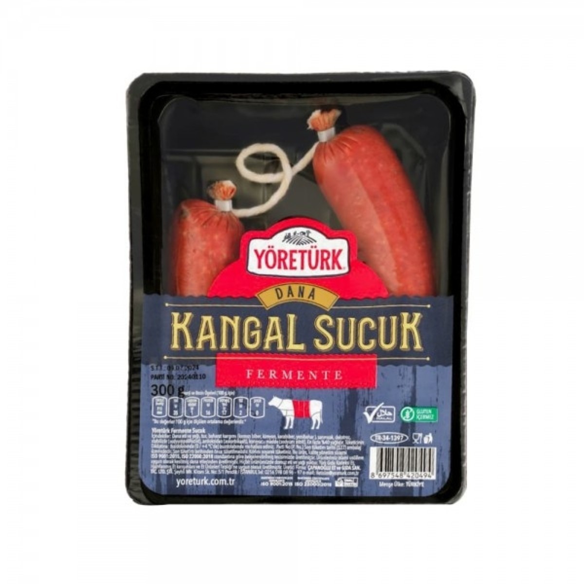 Yöretürk Fermente Kangal Sucuk 300 gr
